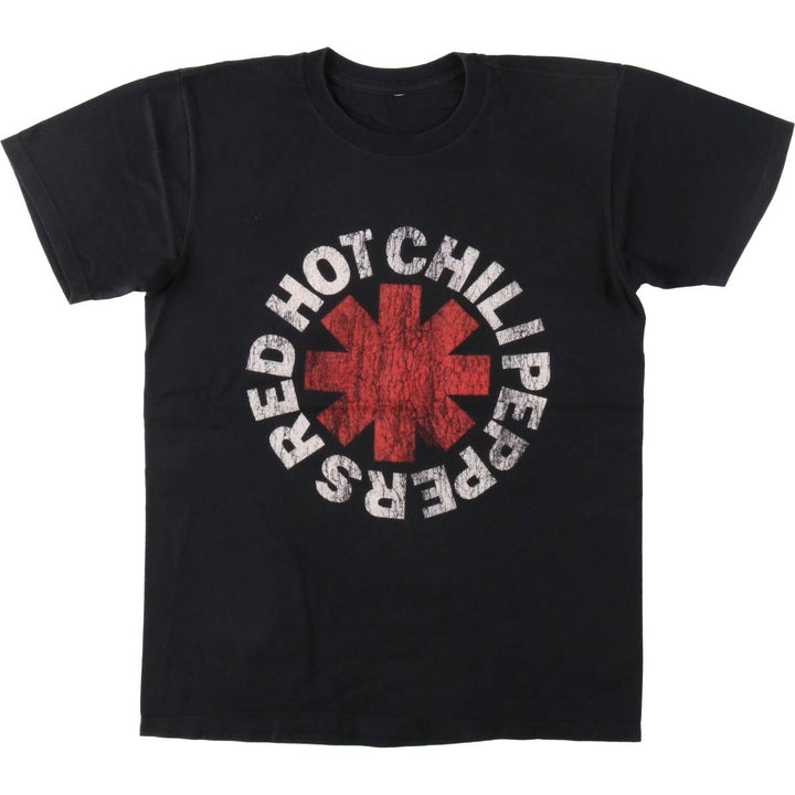 RED HOT CHILI PEPPERS Red Hot Chili Peppers Band T-shirt Band T Men's S equivalent unclear black type Vintage Second Hand
