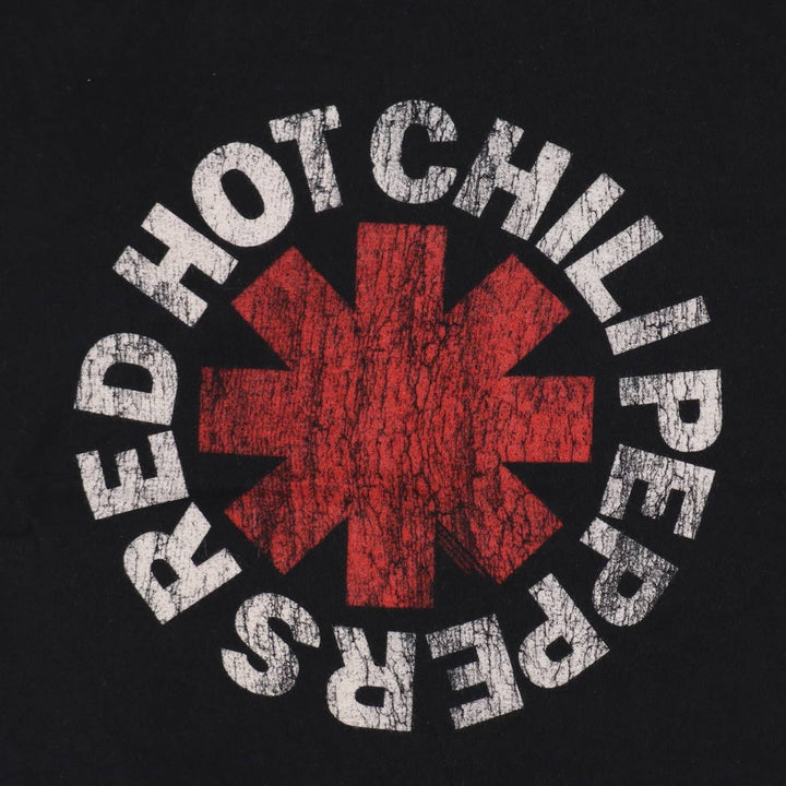 RED HOT CHILI PEPPERS Red Hot Chili Peppers Band T-shirt Band T Men's S equivalent unclear black type Vintage Second Hand