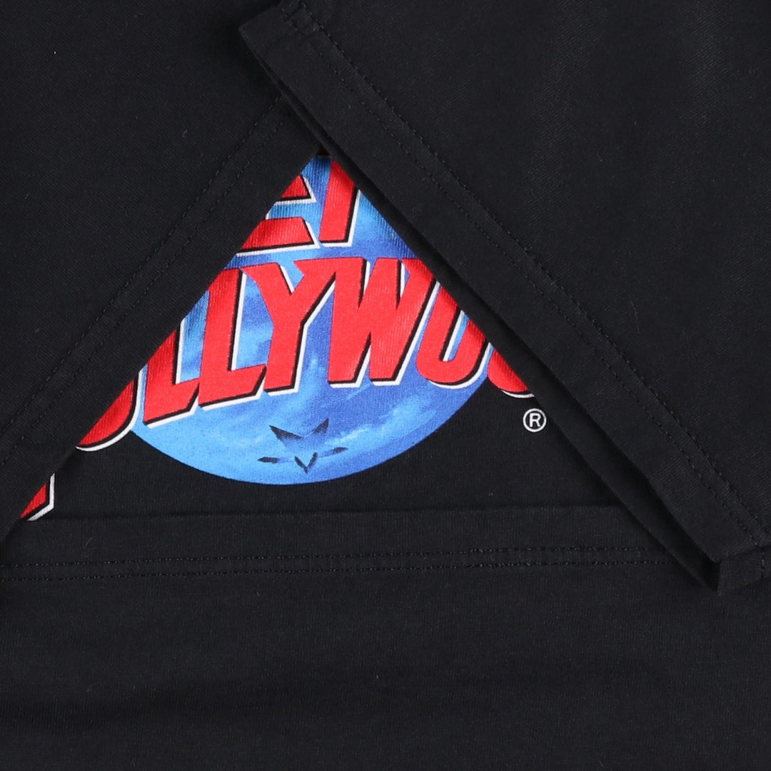 PLANET HOLLYWOOD Advertising T-shirt, Men's XL size unclear black type Vintage Second Hand