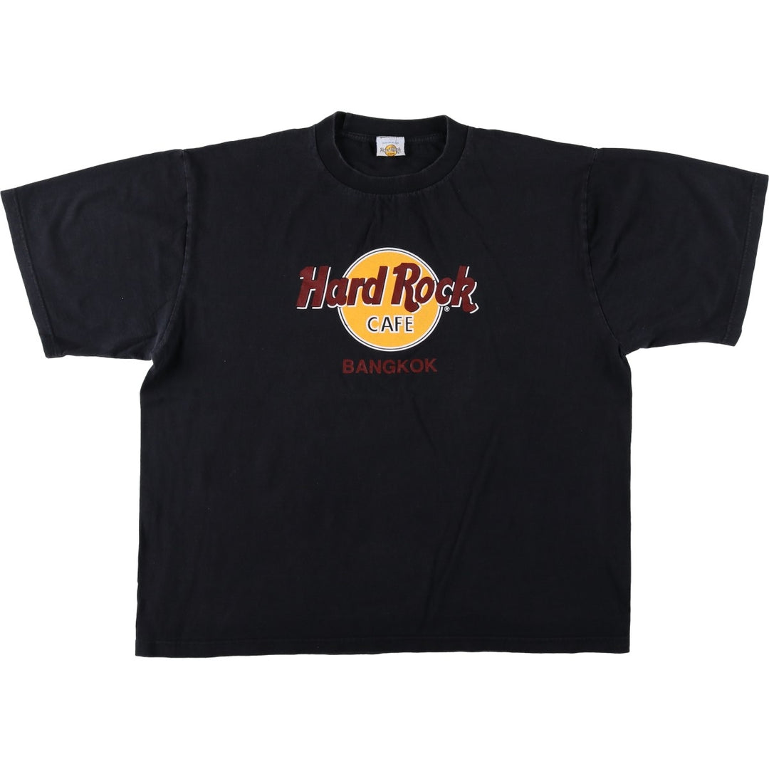 HARD ROCK CAFE Hard Rock Cafe Advertising T-shirt Men's XXL cotton black type Vintage Second Hand