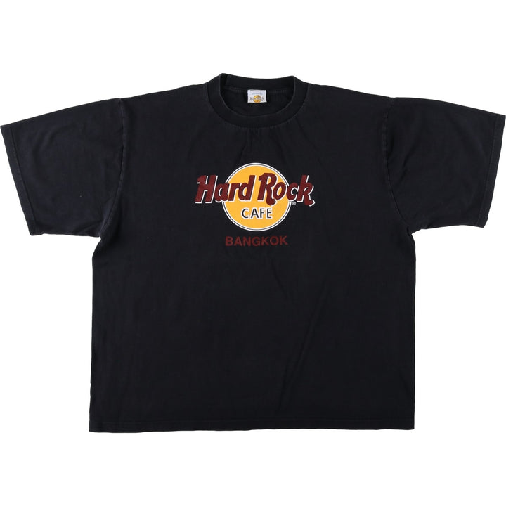 HARD ROCK CAFE Hard Rock Cafe Advertising T-shirt Men's XXL cotton black type Vintage Second Hand