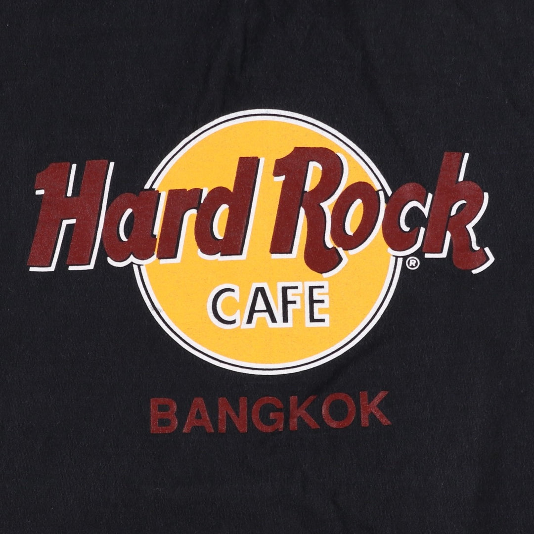 HARD ROCK CAFE Hard Rock Cafe Advertising T-shirt Men's XXL cotton black type Vintage Second Hand