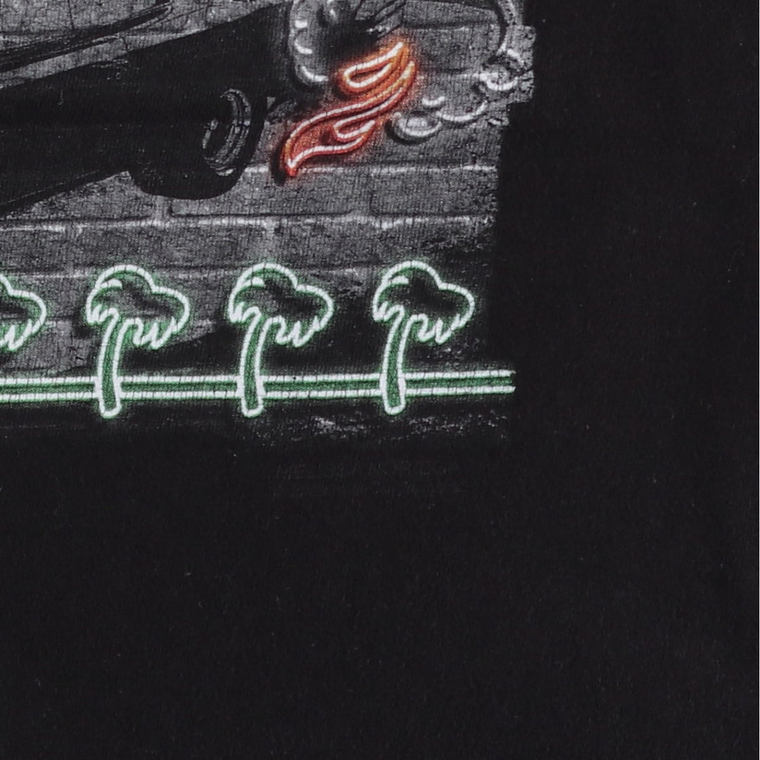 IN-N-OUT BURGER In-N-Out Burger Advertising T-shirt Made in USA Men's XL size cotton black type Vintage Second Hand