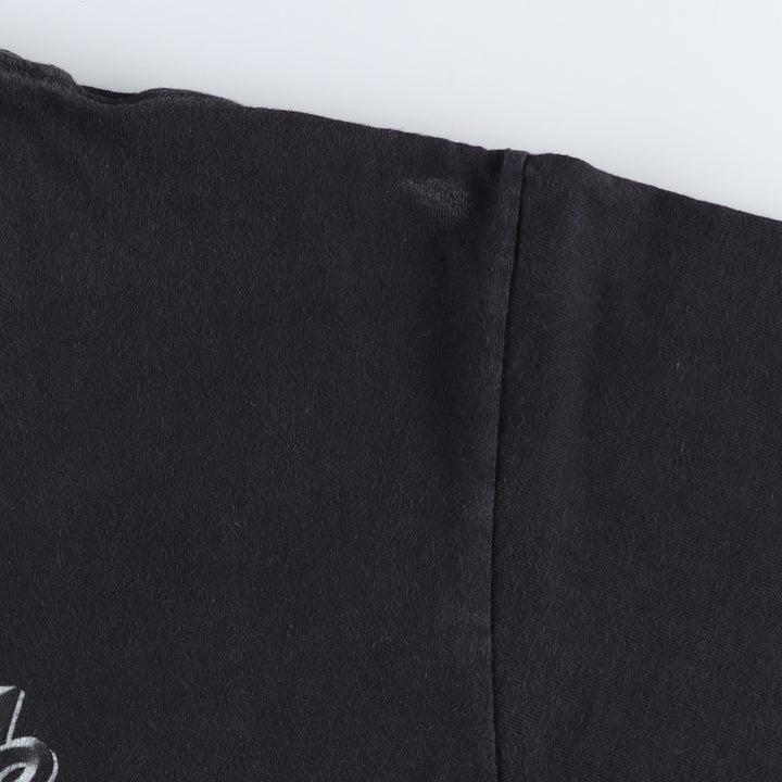 HARD ROCK CAFE Hard Rock Cafe Advertising T-shirt Men's L size cotton black type Vintage Second Hand