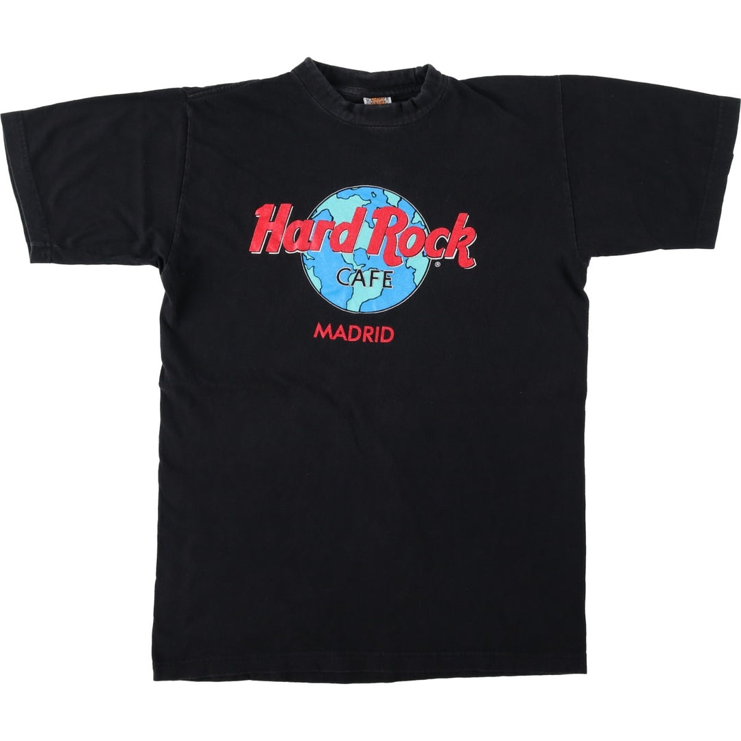 HARD ROCK CAFE Hard Rock Cafe Advertising T-shirt Men's Size Small cotton black type Vintage Second Hand