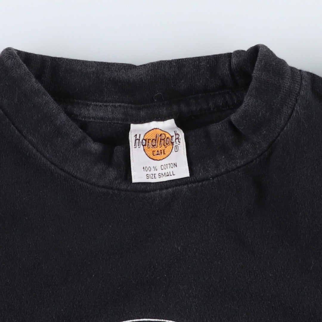 HARD ROCK CAFE Hard Rock Cafe Advertising T-shirt Men's Size Small cotton black type Vintage Second Hand
