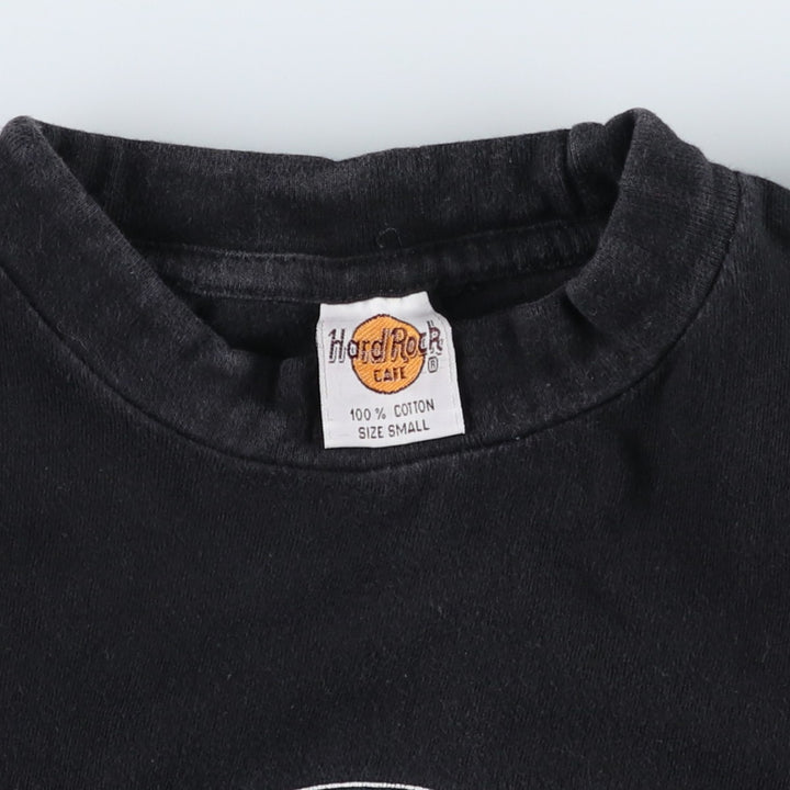 HARD ROCK CAFE Hard Rock Cafe Advertising T-shirt Men's Size Small cotton black type Vintage Second Hand