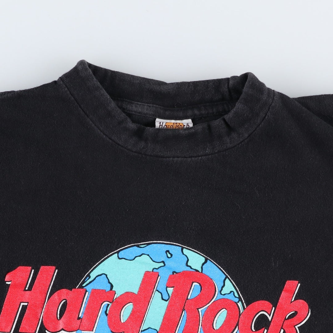 HARD ROCK CAFE Hard Rock Cafe Advertising T-shirt Men's Size Small cotton black type Vintage Second Hand