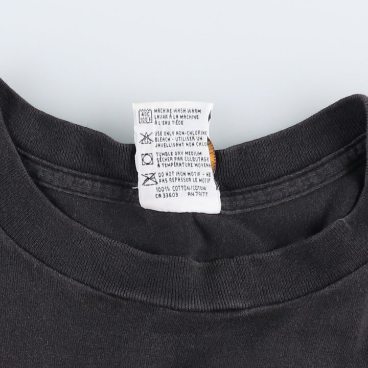 HARD ROCK CAFE Hard Rock Cafe Advertising T-shirt Men's XL size cotton black type Vintage Second Hand