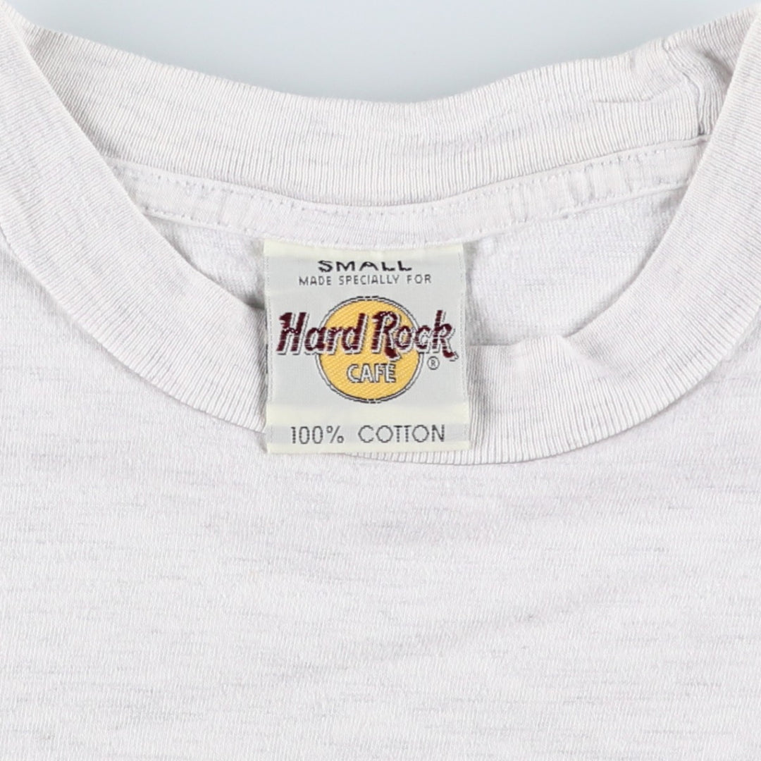90'S Hard Rock Cafe advertising t-shirt, men's size S equivalent, vintage. cotton white type Vintage Second Hand