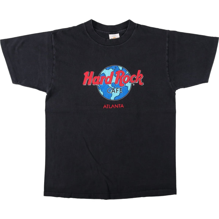 90'S HARD ROCK CAFE Hard Rock Cafe Advertising T-shirt Made in USA Men's L Vintage cotton black type Vintage Second Hand