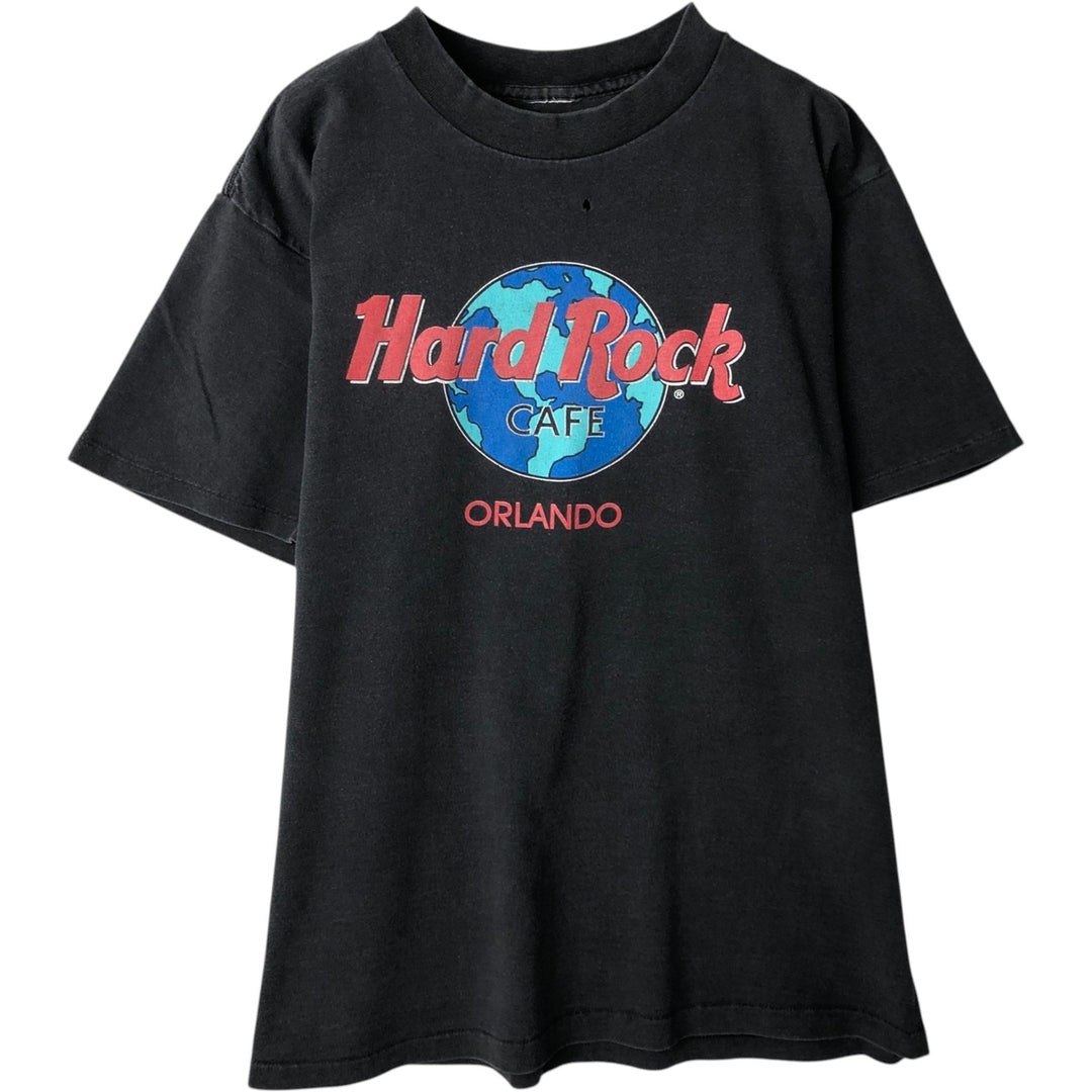 ~90'S HARD ROCK CAFE Advertising T-Shirt, Men's Size L (Equivalent), Vintage unclear black type Vintage Second Hand