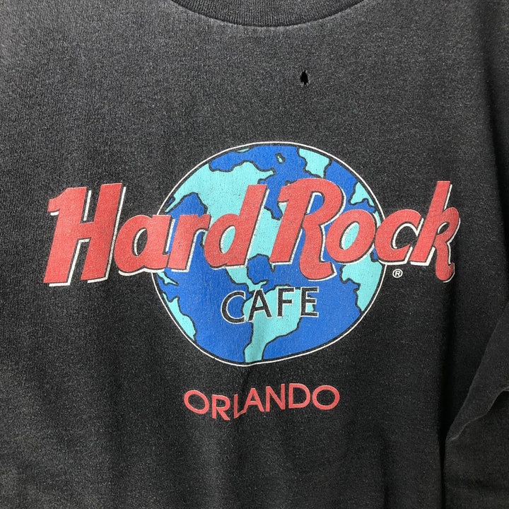 ~90'S HARD ROCK CAFE Advertising T-Shirt, Men's Size L (Equivalent), Vintage unclear black type Vintage Second Hand