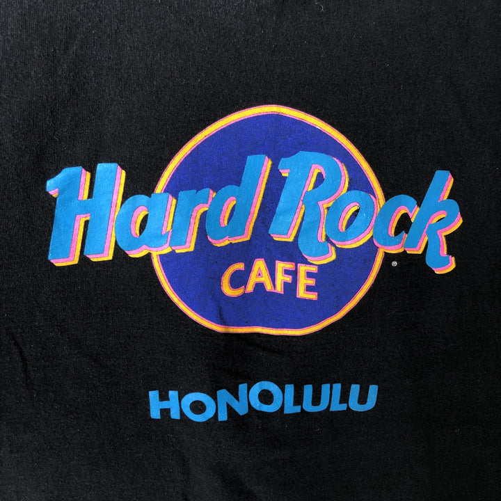 ~90'S Hard Rock Cafe Advertising T-Shirt, Made in USA, Men's XL equivalent, Vintage cotton black type Vintage Second Hand