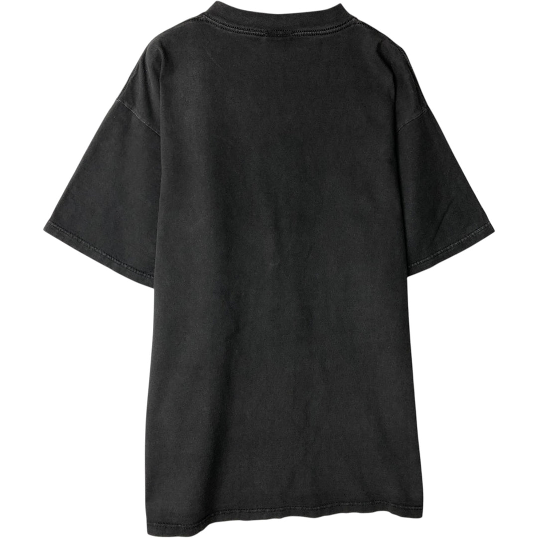 PLANET HOLLYWOOD Advertising T-shirt made in USA, men's XL size cotton black type Vintage Second Hand
