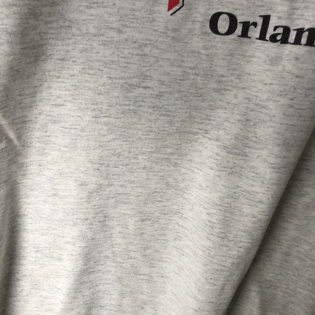 ~90'S PLANET HOLLYWOOD Advertising T-Shirt, Made in USA, Men's XL equivalent, Vintage cotton gray type Vintage Second Hand
