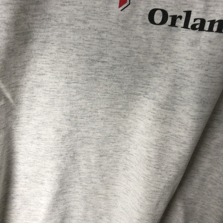 ~90'S PLANET HOLLYWOOD Advertising T-Shirt, Made in USA, Men's XL equivalent, Vintage cotton gray type Vintage Second Hand