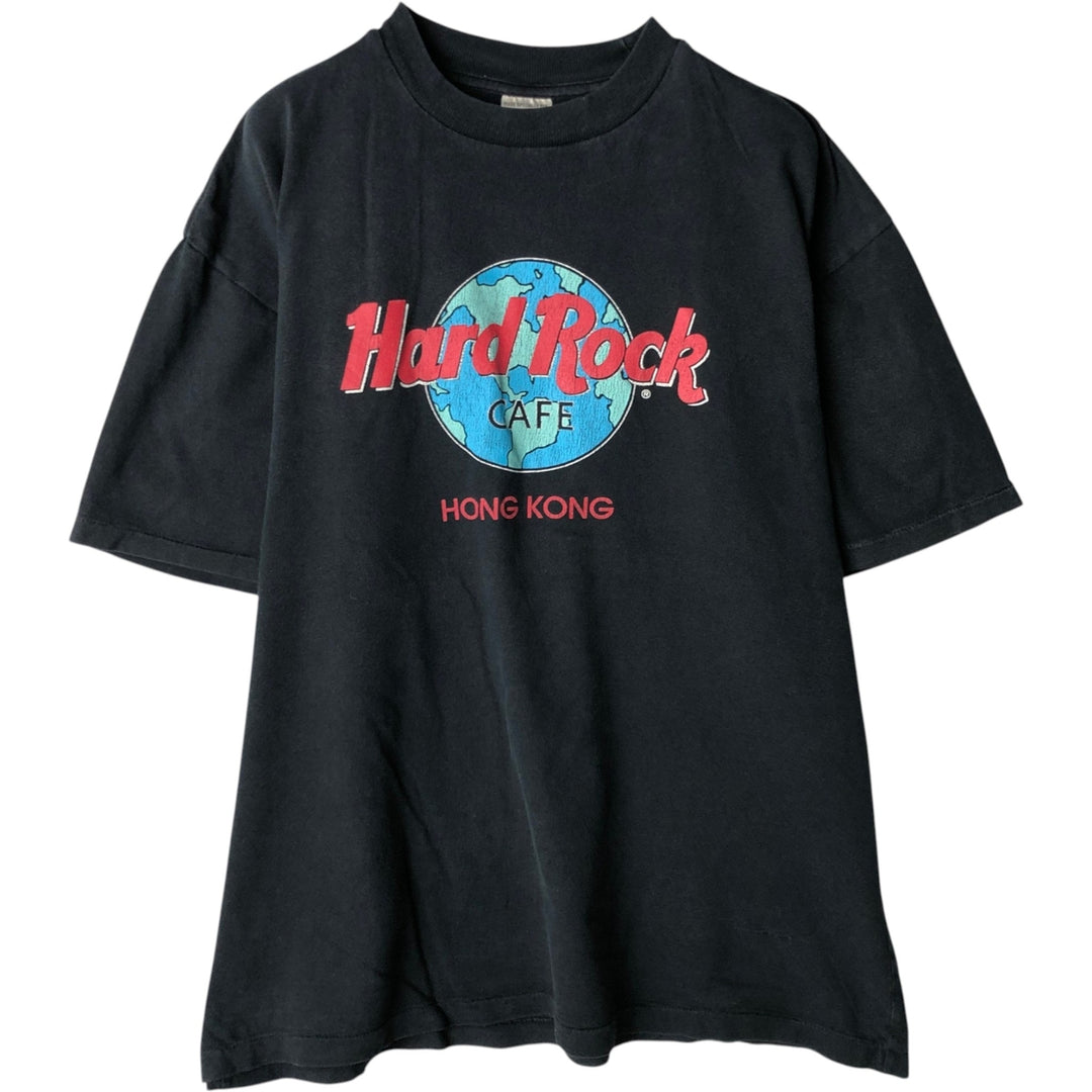 Vintage 90'S Hard Rock Cafe advertising t-shirt, men's size XL. cotton black type Vintage Second Hand