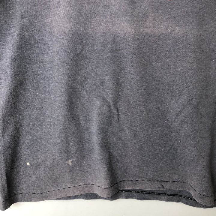 Vintage 1980'S Hanes HARD ROCK CAFE advertising T-shirt, Made in USA, Men's Size L cotton gray type Vintage Second Hand