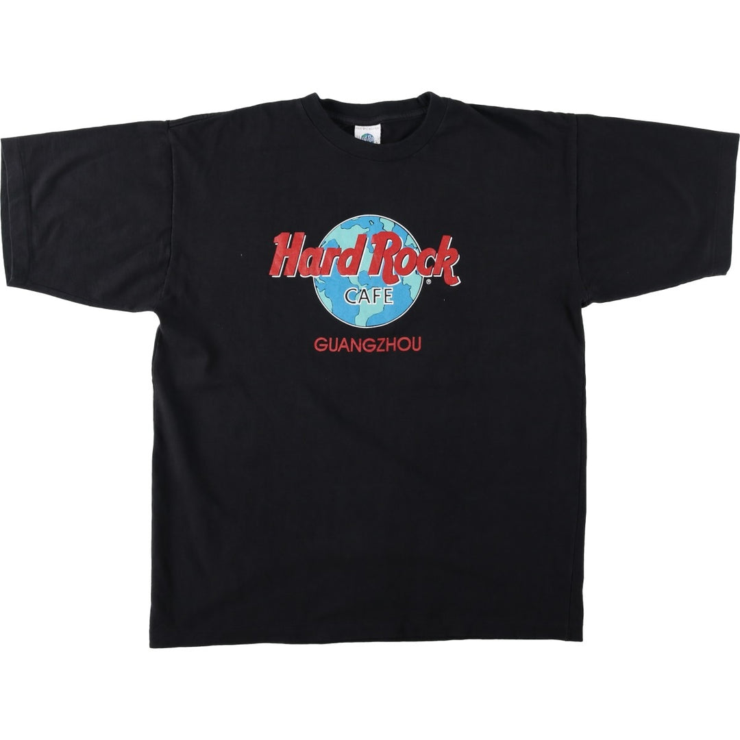90'S HARD ROCK CAFE Hard Rock Cafe Advertising T-shirt Men's L equivalent Vintage cotton black type Vintage Second Hand