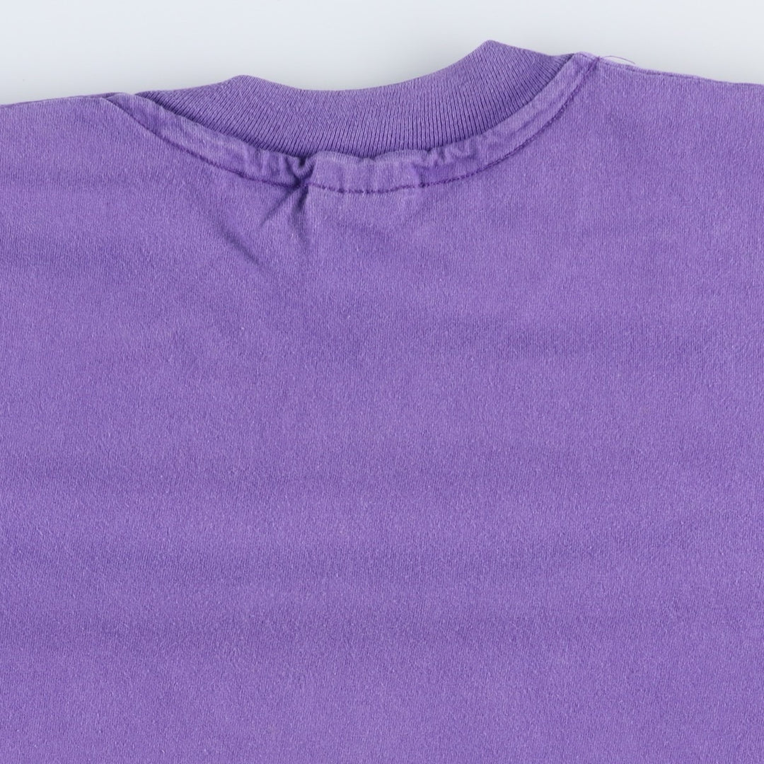 90'S HARD ROCK CAFE Hard Rock Cafe Advertising T-shirt Made in USA Men's L Vintage cotton purple type Vintage Second Hand