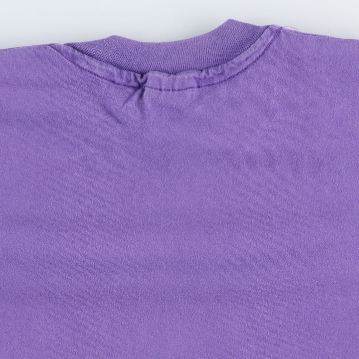 90'S HARD ROCK CAFE Hard Rock Cafe Advertising T-shirt Made in USA Men's L Vintage cotton purple type Vintage Second Hand