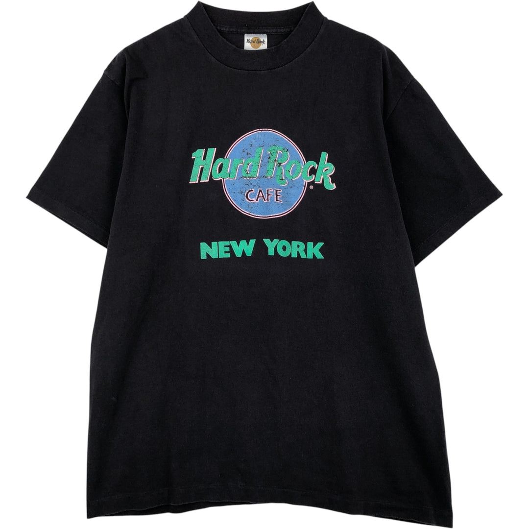 90'S HARD ROCK CAFE Hard Rock Cafe Advertising T-shirt Made in USA Men's XL Vintage cotton black type Vintage Second Hand