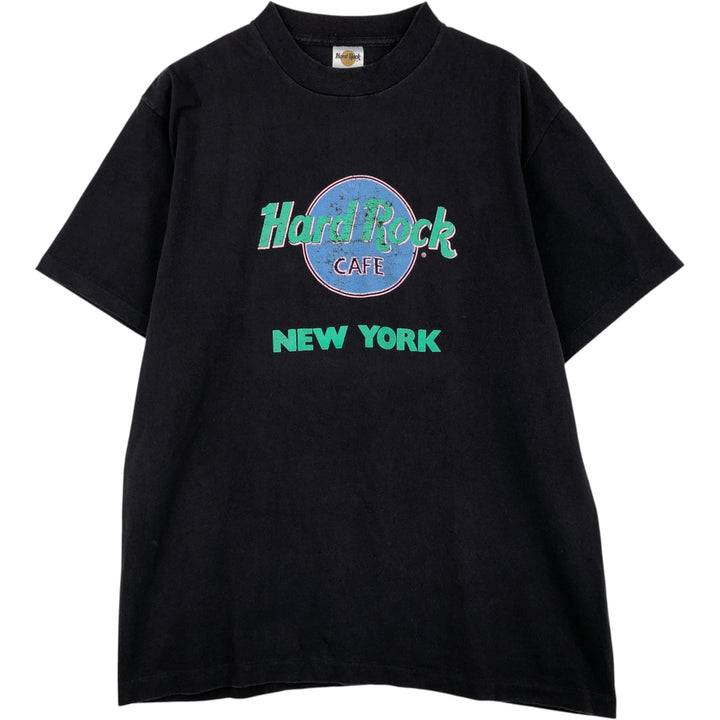 90'S HARD ROCK CAFE Hard Rock Cafe Advertising T-shirt Made in USA Men's XL Vintage cotton black type Vintage Second Hand