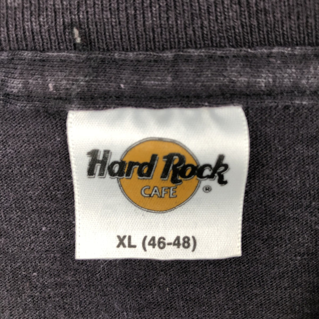 90'S HARD ROCK CAFE Hard Rock Cafe Advertising T-shirt Made in USA Men's XL Vintage cotton black type Vintage Second Hand