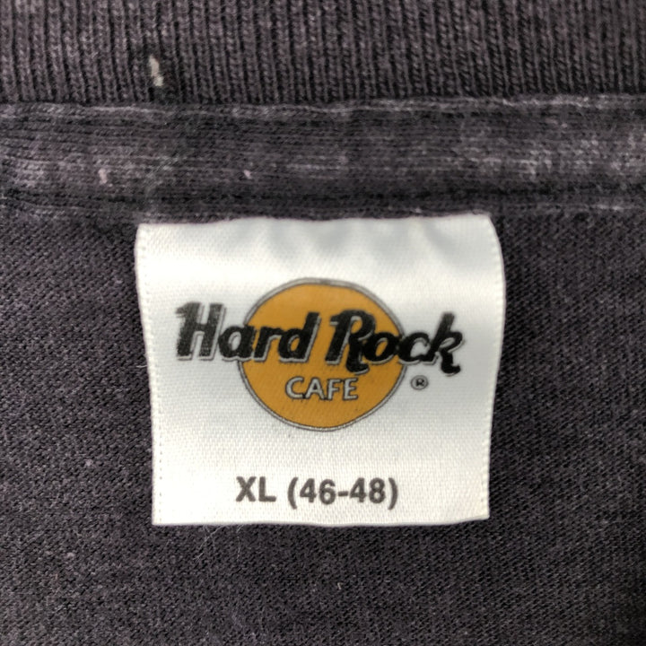 90'S HARD ROCK CAFE Hard Rock Cafe Advertising T-shirt Made in USA Men's XL Vintage cotton black type Vintage Second Hand