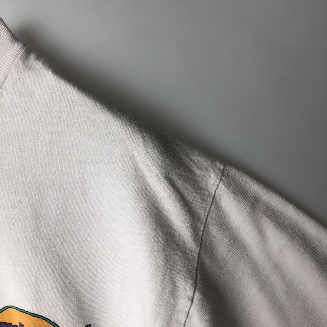 90'S Hanes Hard Rock Cafe Advertising T-Shirt, Made in USA, Men's Size M (approx.), Vintage cotton white type Vintage Second Hand