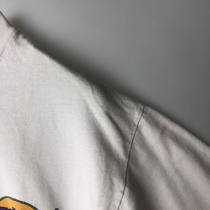 90'S Hanes Hard Rock Cafe Advertising T-Shirt, Made in USA, Men's Size M (approx.), Vintage cotton white type Vintage Second Hand