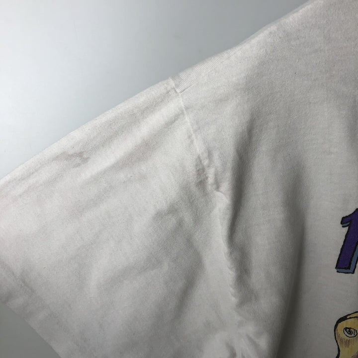 90'S Hanes Hard Rock Cafe Advertising T-Shirt, Made in USA, Men's Size M (approx.), Vintage cotton white type Vintage Second Hand