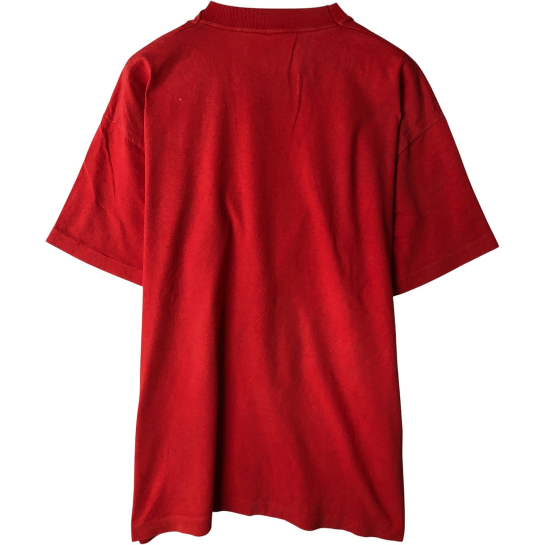 ~90'S COCA-COLA Advertising T-Shirt, Men's Size M (Equivalent), Vintage unclear red type Vintage Second Hand