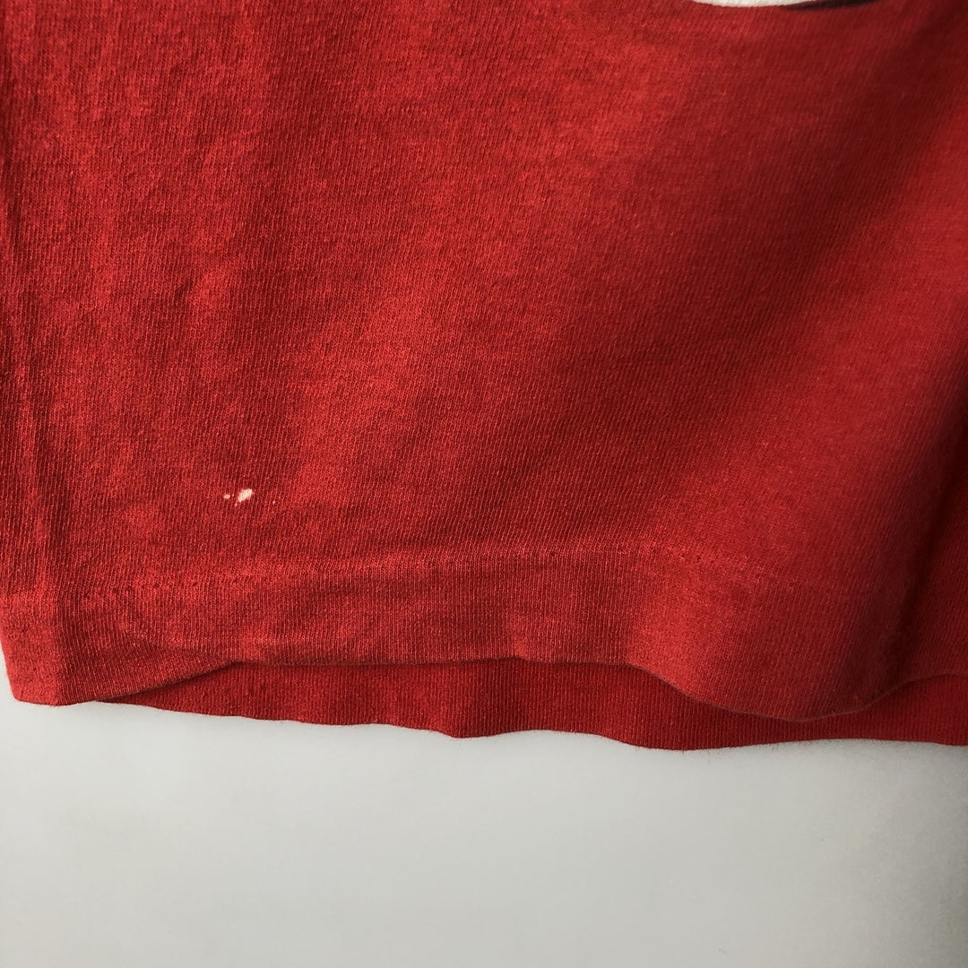 ~90'S COCA-COLA Advertising T-Shirt, Men's Size M (Equivalent), Vintage unclear red type Vintage Second Hand