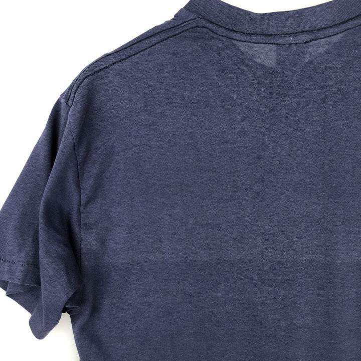 ~90'S TRENCH NASA Advertising T-Shirt, Made in USA, Men's Size L (Equivalent), Vintage polyester navy blue type Vintage Second Hand