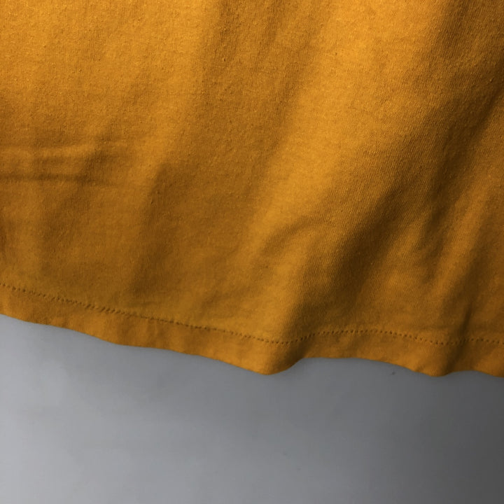 ~90'S Sportswear Riunite Advertising T-Shirt, Made in USA, Men's XL equivalent, Vintage polyester yellow type Vintage Second Hand