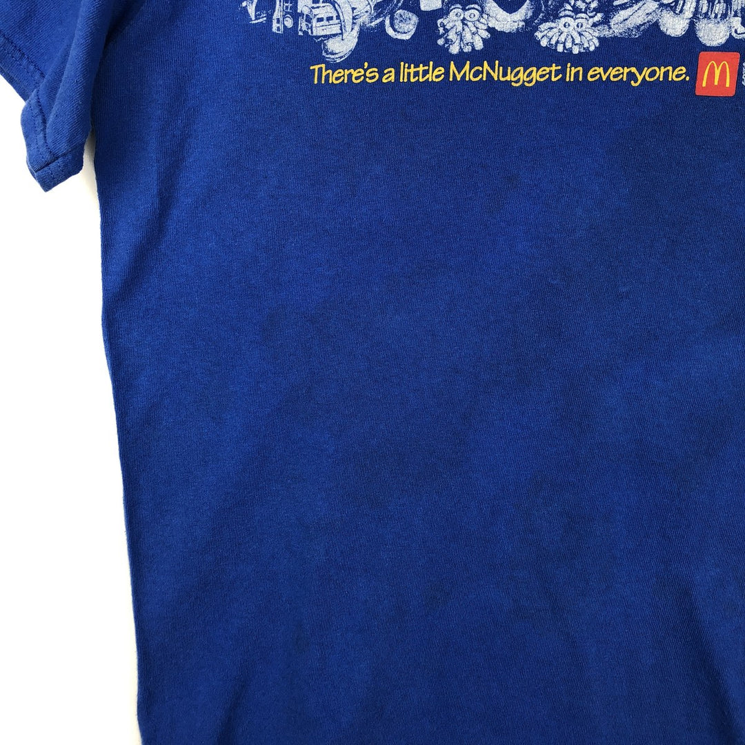 Delta PRO WEIGHT McDonald's Kerwin Frost Advertising T-Shirt, Men's Size M (approx.) cotton blue type Vintage Second Hand