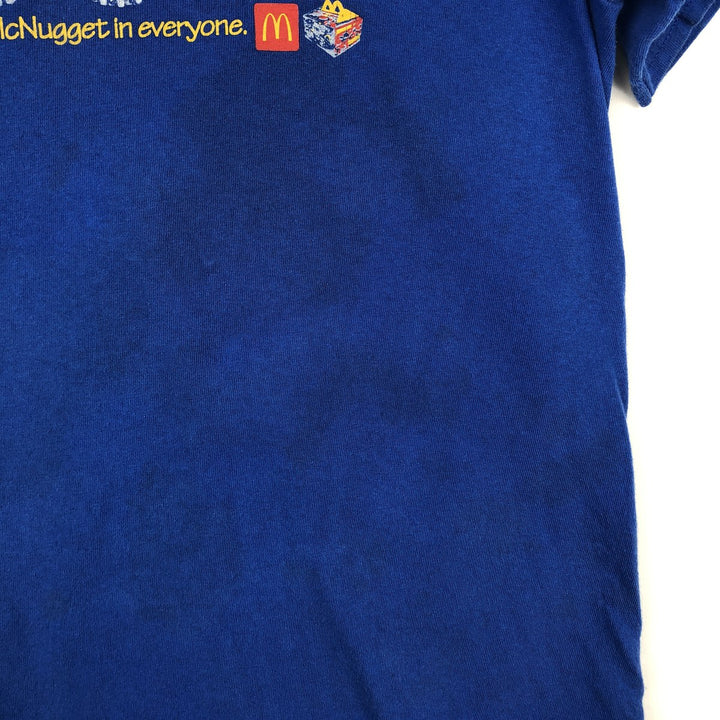 Delta PRO WEIGHT McDonald's Kerwin Frost Advertising T-Shirt, Men's Size M (approx.) cotton blue type Vintage Second Hand
