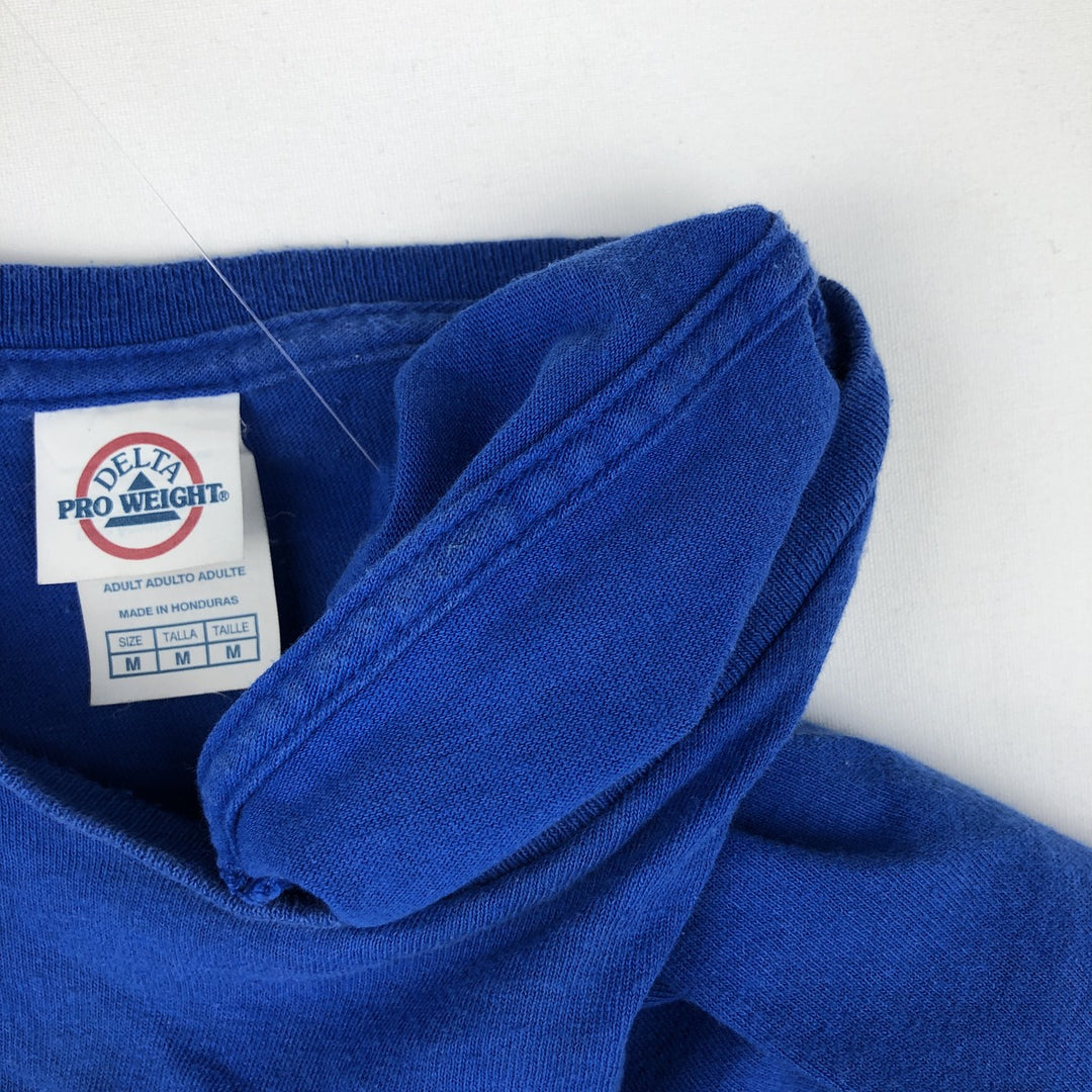 Delta PRO WEIGHT McDonald's Kerwin Frost Advertising T-Shirt, Men's Size M (approx.) cotton blue type Vintage Second Hand