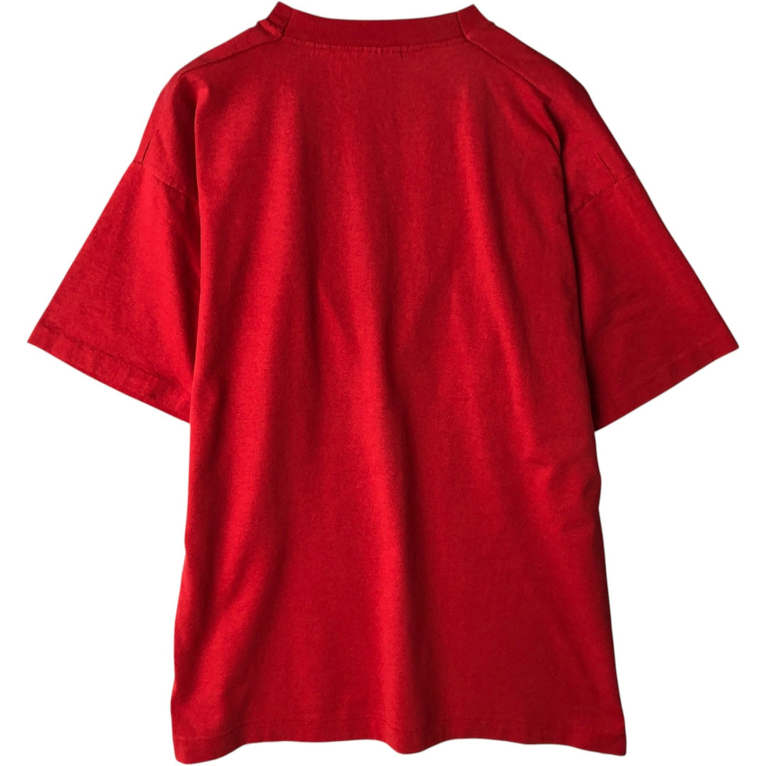 90'S Fruit of the Loom Coca-Cola Advertising T-Shirt, Men's XL equivalent, Vintage cotton red type Vintage Second Hand