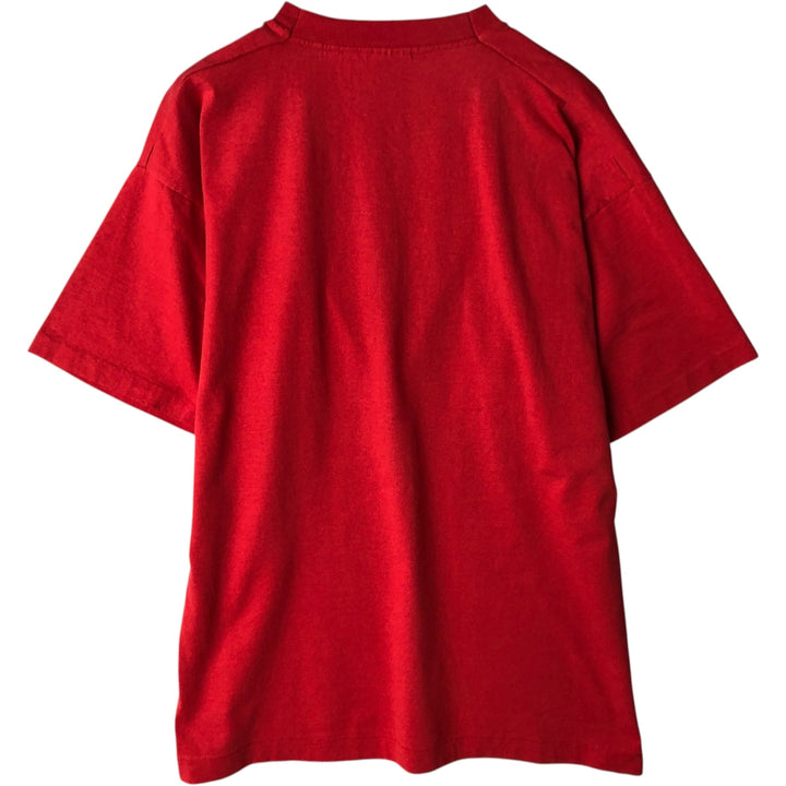 90'S Fruit of the Loom Coca-Cola Advertising T-Shirt, Men's XL equivalent, Vintage cotton red type Vintage Second Hand