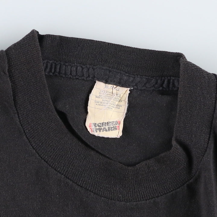 80'S Screen Stars Guinness Extra Stout Advertising T-Shirt, Men's XL (approx.), Vintage cotton black type Vintage Second Hand