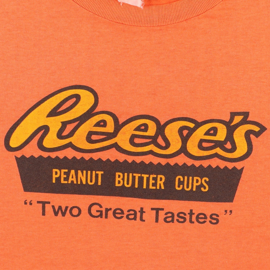REESE'S Advertising T-Shirt, Men's XL (equivalent) unclear orange type Vintage Second Hand