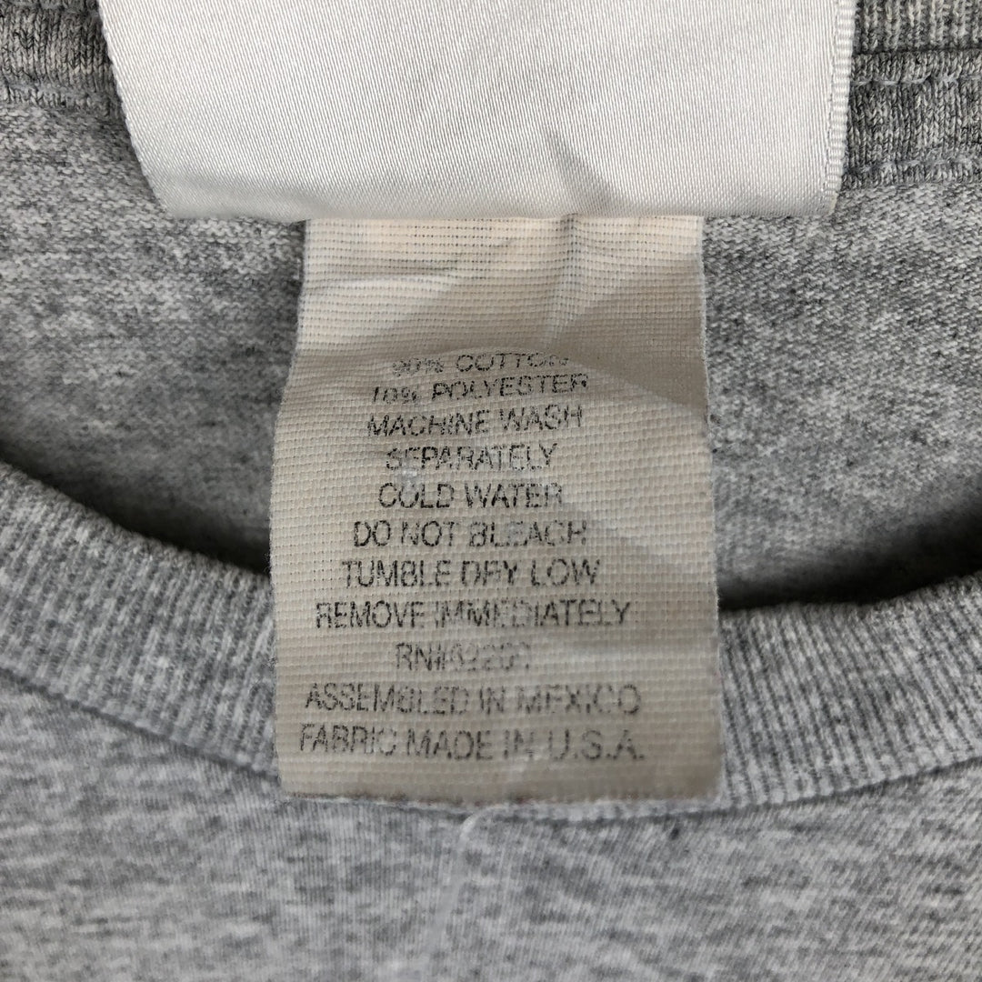90s-00'S Puma logo print T-shirt, men's size L equivalent, vintage. cotton gray type Vintage Second Hand