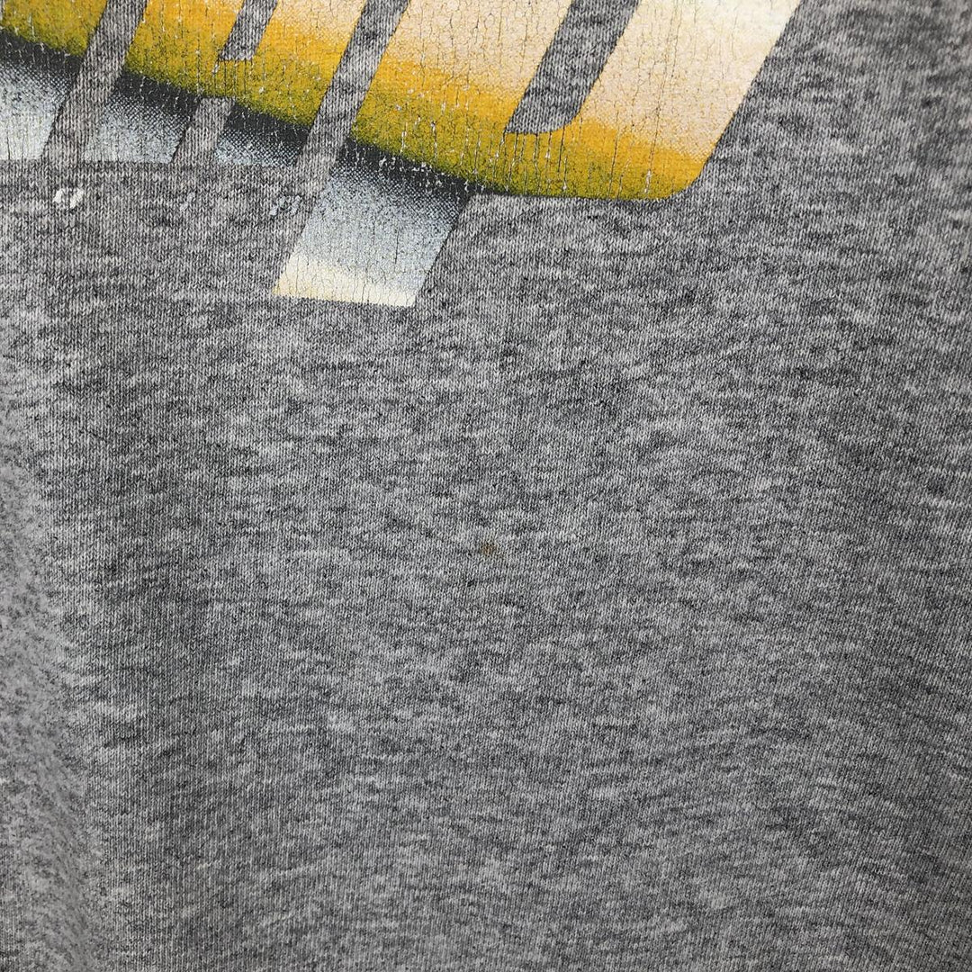 90s-00'S Puma logo print T-shirt, men's size L equivalent, vintage. cotton gray type Vintage Second Hand