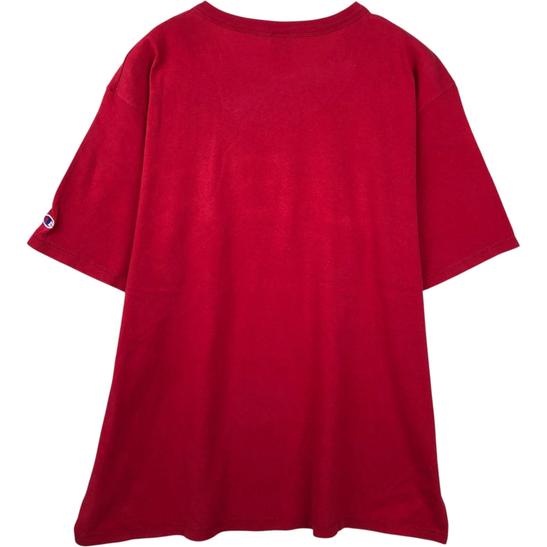 90'S Champion Sports T-Shirt, Men's XL, Vintage cotton red type Vintage Second Hand