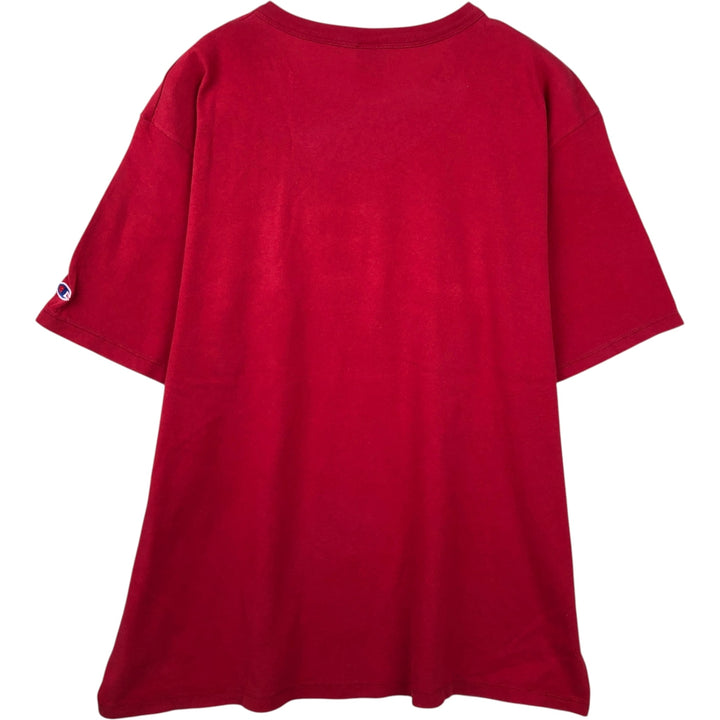 90'S Champion Sports T-Shirt, Men's XL, Vintage cotton red type Vintage Second Hand