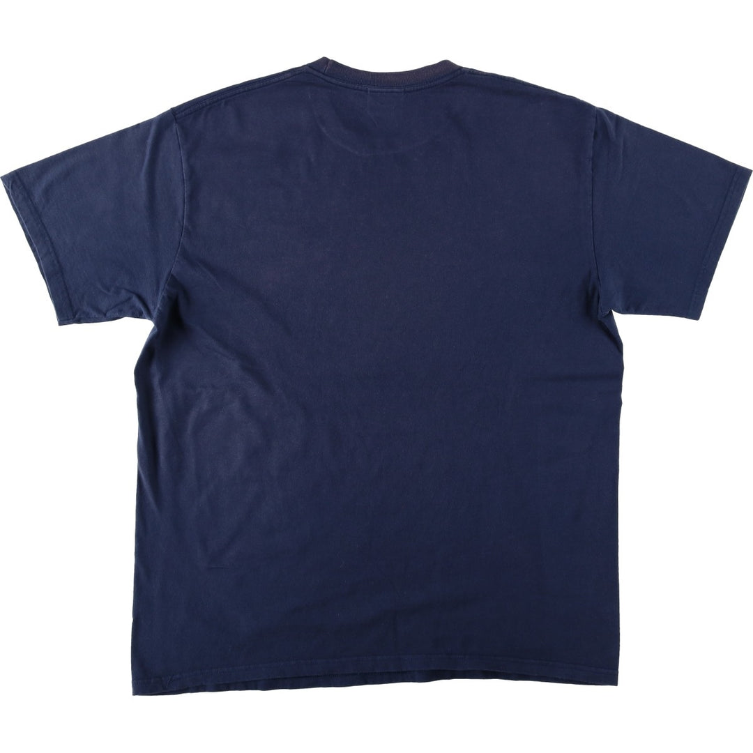 00'S Nike One Point Logo T-shirt Men's XL cotton navy blue type Vintage Second Hand