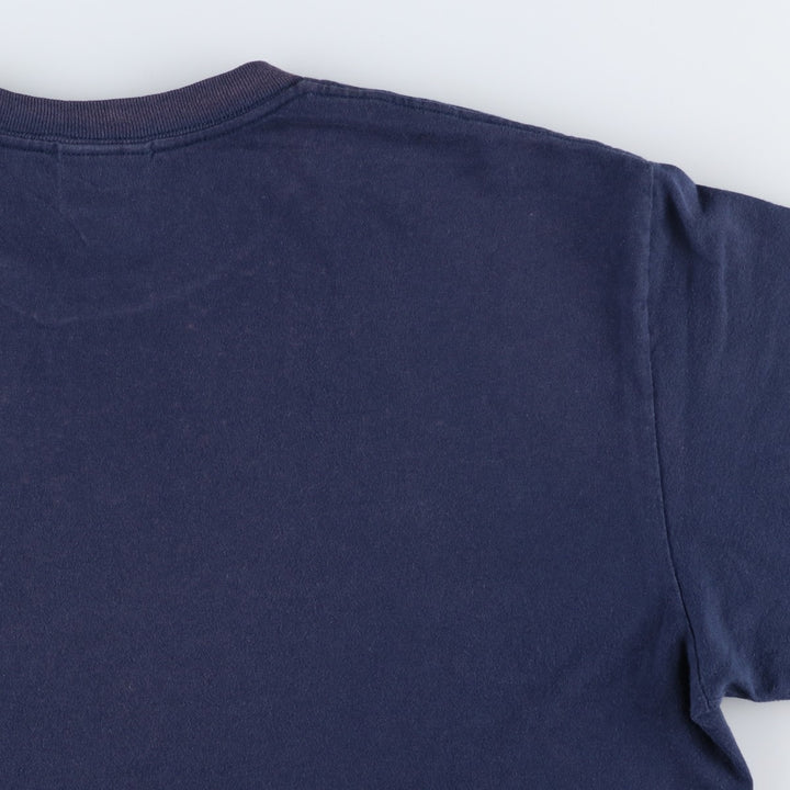 00'S Nike One Point Logo T-shirt Men's XL cotton navy blue type Vintage Second Hand